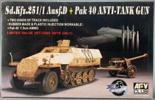 1:35 AFV 35S26 Sd.kfz.251/1Ausf.D + Pak40 Ltd Ed Kit + Bonus Figures PM0723 picture