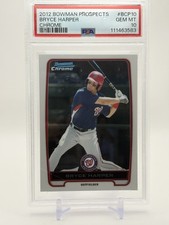 2012 Bowman Prospects BRYCE HARPER PSA 10 GEM MINT picture