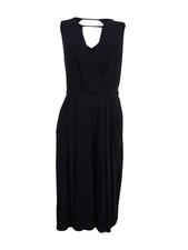 BCBGeneration Women's Midi Faux-Wrap Dress (XS, Black) picture