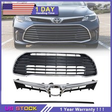 For 16-18 Toyota Avalon Front Bumper Upper Grille&Lower Grille Chrome 5311407040 picture