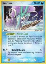 Suicune - 4/17 - Pokemon Pop Series 2 Holo Card LP picture