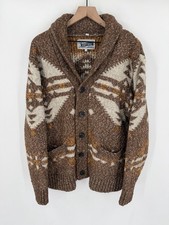 Schott Brothers The Motif Caridgan Sweater Men’s L Yak Blend Southwestern Aztec picture