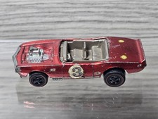 Vintage Hot Wheels Redline 1969 Light My Firebird Red Hong Kong picture