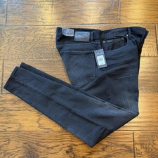 POLO RALPH LAUREN Eldridge Skinny Jeans 36 x 32 Black Stretch Denim NWT picture