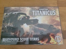 GW Adeptus Titanicus 40k Warhound Scout Titans NIB picture