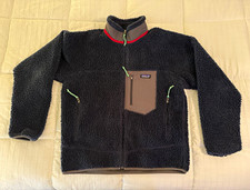 Patagonia Retro-X Men's Navy Full Zip Jacket w/ Pockets Stand-Up Collar L picture