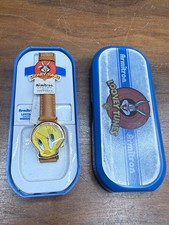 Vintage Armitron Tweety Bird Looney Tunes Watch NOS Original Case 1997 picture