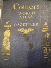 Collier's World Atlas And Gazetteer (1941) picture