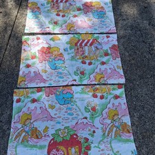 Vintage Strawberry Shortcake American Greeting Corp Curtains Valance picture