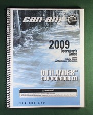 2009 Can-Am Outlander 800R EFI Owner's Manual: 152 Pages & Protective Covers picture