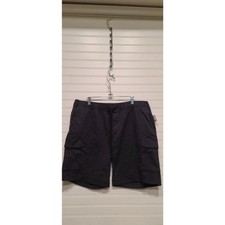 Nordstrom Abound Mens Elastic Waist Black Shorts Size L NWT picture