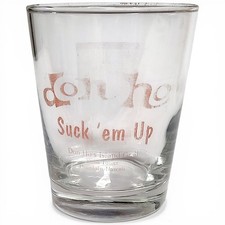 VTG Don Ho's Island Grill Suck 'em Up Clear Drinking Glass 4.5