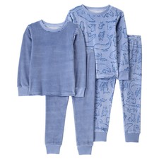Carter's Kids' 4-piece Pajama Set - Blue picture