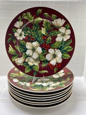 Sakura Dinnerware Splendor Burgundy Salad Plate 8 1/8
