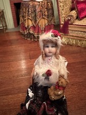 OOAK PORCELAIN 1:12 Scale Doll By  Renowned Artist Pat Boldt picture