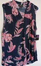 Liz Claiborne Sleeveless Top Nwt Womens Size Xl picture