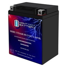 Mighty Max YTX14AHL Replacement Battery for Motobatt MBTX14AU picture
