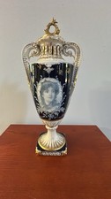 Antique Art Nouveau Amphora Portrait Vase RStK Turn-Teplitz Austria 13” Mold 319 picture