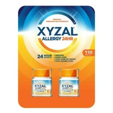XYZAL Allergy Treatment  Tablet 24 Hours , 5mg - 110 Count NEW, expires 09/2027 picture