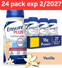 Ensure Plus Therapeutic Nutrition Shake, Vanilla (8 oz, 12/24 Packs)  picture