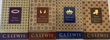 Lot 0f (4) Books by C. S. Lewis. Virtue Heaven Christians Good Intentions picture