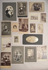 Antique Victorian Photo Lot 17 Cabinet Cards CDVs Family Portraits Ulverston picture