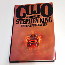 Stephen King Cujo Hardcover 1981 The Viking Press Novel w/ Dust Jacket picture