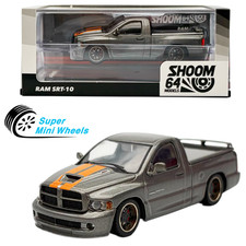 SHOOM64 1:64 2003 Dodge Ram SRT-10 Pickup – Grey with Orange picture