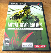 Konami Metal Gear Solid 3: Subsistence (PS2) 2 Discs w/ Case M, NTSC-U/C picture