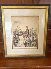 Original Marc Chagall Solomon is Proclaimed King of Israel pencil Signed 40/100  picture