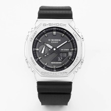 Casio CasiOak GM2100 Black Dial Black Strap Octagonal Metal Case Men’s Watch picture