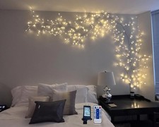2PCS Enchanted Willow Vine Lights with Remote, Christmas Swags Decorations In... picture