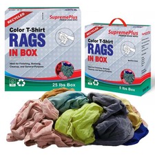 Colored Knit Cotton Rags – Bulk Shop Cleaning & Wiping Cloths - Compressed Boxes picture