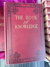 Book of Knowledge Encyclopedia Antique Set Vols 1-20 Complete Set Vintage 1918 picture