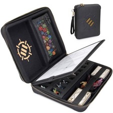 ENHANCE Tabletop RPG Organizer Case - DnD Organizer with Character Sheet Holder picture