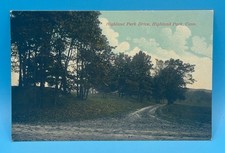 Highland Park Drive Connecticut Vintage Postcard Aug Schmelzer Co Meriden picture