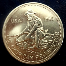 1985-1 OZ. ENGELHARD .999 FINE SILVER  ROUND/COIN SILVER. #4328. picture