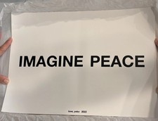 YOKO ONO, 2022 LIMITED EDITION CIRCA ‘IMAGINE PEACE' COA /4500 picture