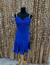 Elegant Blue Latin Ballroom Dress picture