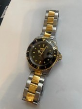 Invicta Pro Diver 8927OB Two Tone Gold Steel Black Dial Automatic Men's Watch picture