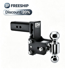 B&W Trailer Hitches Tow & Stow Adjustable Trailer Hitch Ball Mount TS20037B picture