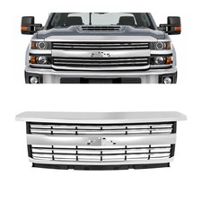 Grill Compatible with 2015-2019 Chevrolet Silverado 2500HD 3500HD Front Grill Si picture