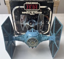 Kenner Star Wars Battle Damaged Imperial Tie Fighter Vintage w/ Box picture