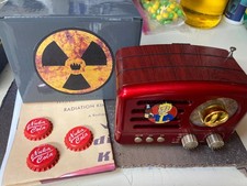 Radiation King Nuka Cola Guy Fallout real working fan art  featured mini radio picture