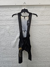 New Cuore Of Switzerland Men's Gold Cargo Bib Short Sz S picture