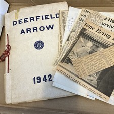 Vintage 1942 Yearbook DEERFIELD ARROW HIGH SCHOOL MASSACHUSETTS Reunion Ephemera picture