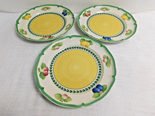i8 - Villeroy & Boch Germany French Garden Fleurence Dinner Plates Lot of 3 picture