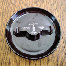 ANTIQUE O'BRIEN'S SPRING BROOK DAIRY FARMS CENTER BRUNSWICK NY BAKELITE ASHTRAY picture