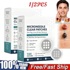 1/2X Curalona 2-in-1 Microneedle Patches,Hydrocolloid Skin Tag Wart Acne Remover picture