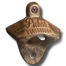 Pabst Blue Ribbon Wall Bottle Opener – Official, Cast Metal, Antique Finish picture